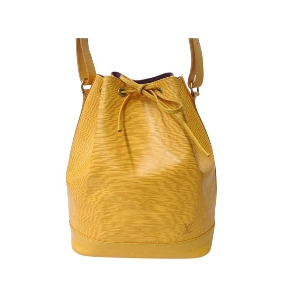 Louis Vuitton Leather Bag Shoulder Purple Epi Yellow Noe